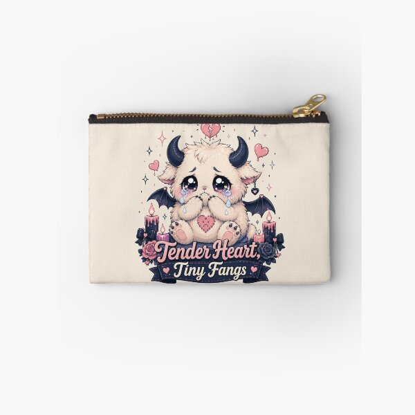 Item preview, Tender Heart Tiny Fangs Cute Pastel Goth Monster designed and sold by House of Rein.