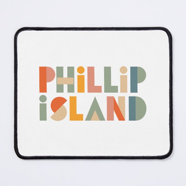 Item preview, Phillip Island Modern Geometric Typography designed and sold by teeperfect.