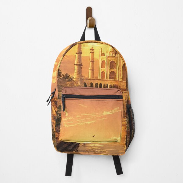 Item preview, Taj Mahal Vintage Travel Poster | Timeless Monument of Love | India Wall Art designed and sold by GnuArt.