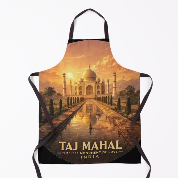 Item preview, Taj Mahal Vintage Travel Poster | Timeless Monument of Love | India Wall Art designed and sold by GnuArt.