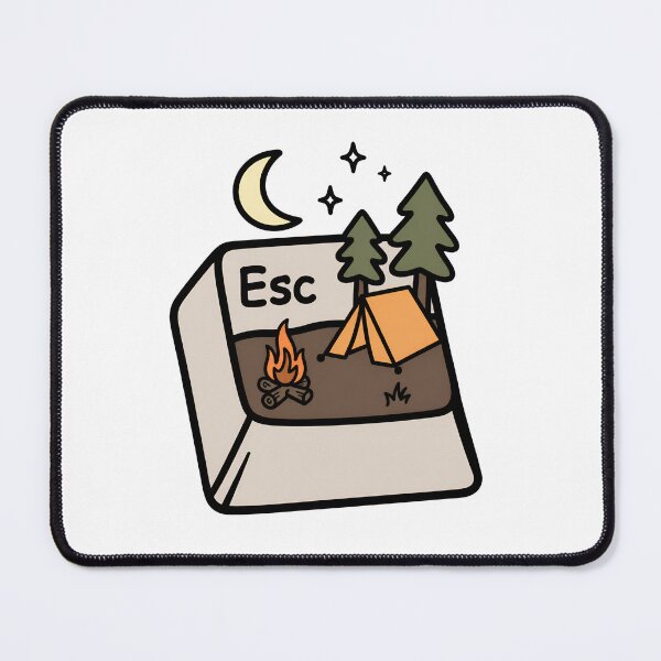 Item preview, Escape Button Funny Keyboard Gamer Programmer Design designed and sold by ronakris009.