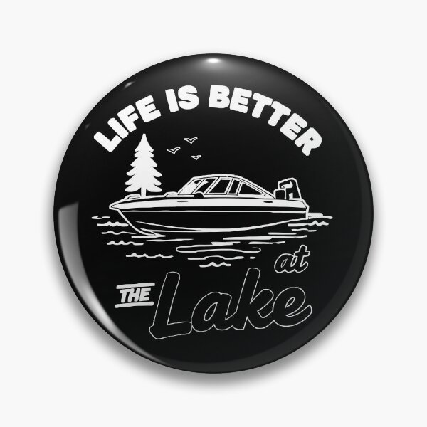Item preview, Life Is Better At The Lake - Vintage Boat Dad Grandpa Husband Art designed and sold by BendyBeasts.