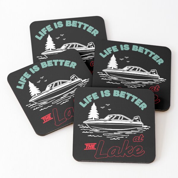Item preview, Life Is Better At The Lake - Vintage Boat Dad Grandpa Husband Art designed and sold by BendyBeasts.