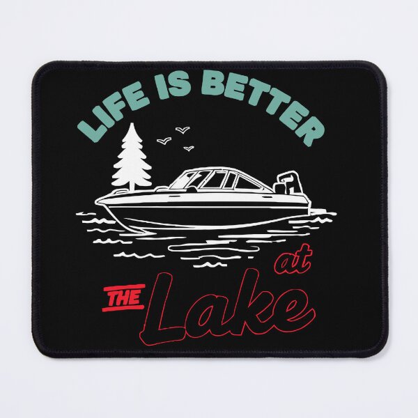 Item preview, Life Is Better At The Lake - Vintage Boat Dad Grandpa Husband Art designed and sold by BendyBeasts.