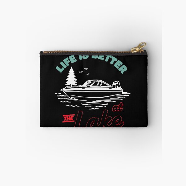 Item preview, Life Is Better At The Lake - Vintage Boat Dad Grandpa Husband Art designed and sold by BendyBeasts.