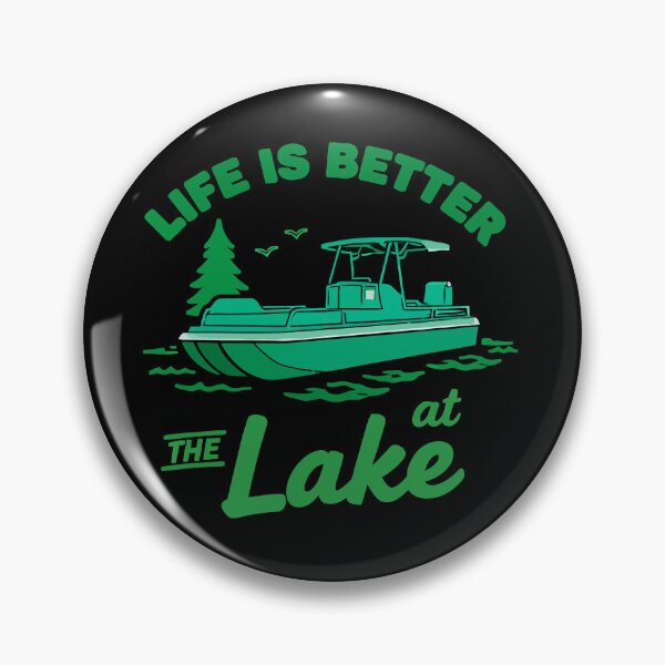 Item preview, Life Is Better At The Lake - Vintage Boat Dad Grandpa Husband Art designed and sold by BendyBeasts.