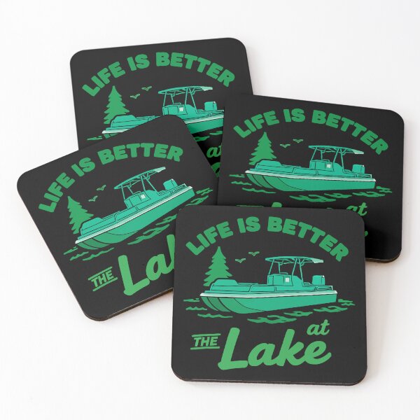 Item preview, Life Is Better At The Lake - Vintage Boat Dad Grandpa Husband Art designed and sold by BendyBeasts.