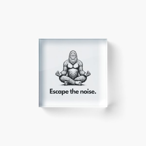 Item preview, Escape the Noise Vintage Nature Adventure Design designed and sold by ronakris009.