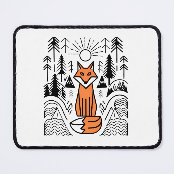 Item preview, Fox Spirit Vintage Woodland Nature Illustration designed and sold by ronakris009.