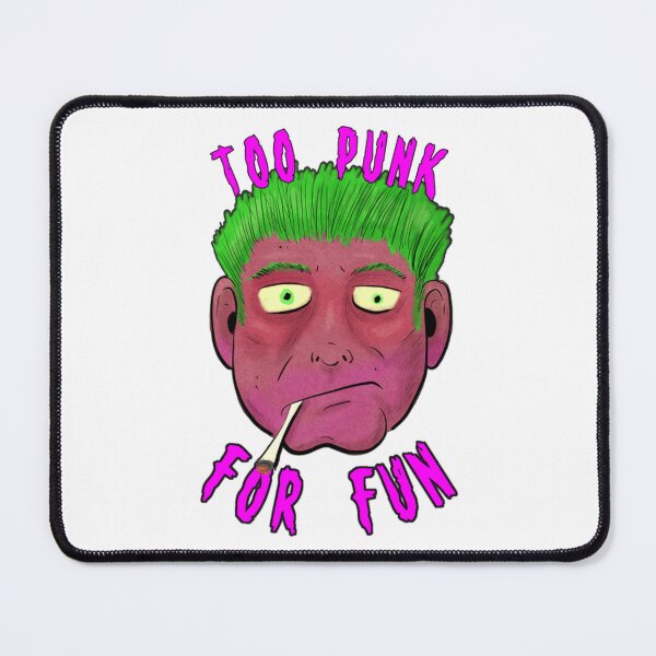Item preview, Too Punk For Fun Sarcastic Pink Portrait Typography designed and sold by ZevyStores.