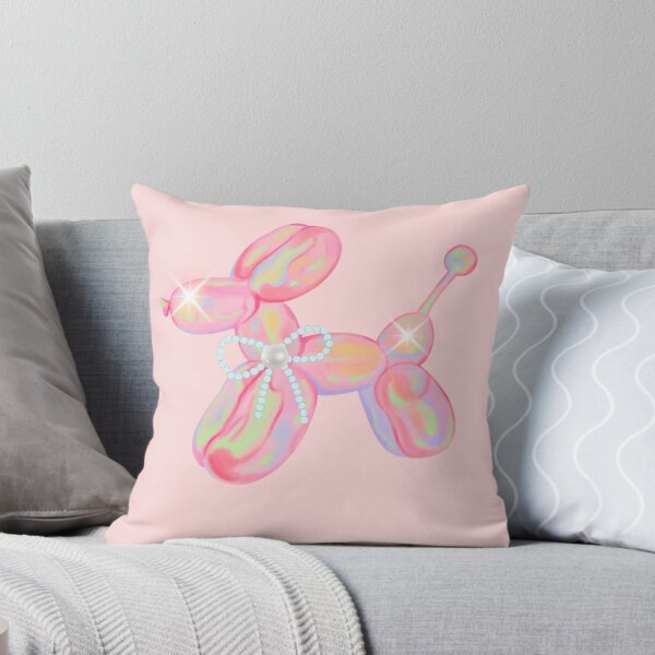 Item preview, Holographic Pink Balloon Dog with Pearls designed and sold by RahniNM.