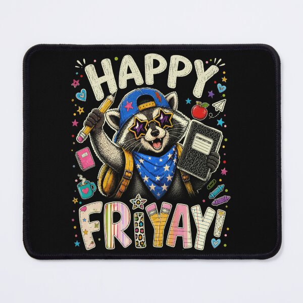 Item preview, Happy Friyay Weekend Weekend Feeling Funny Raccoon designed and sold by watanabeee.