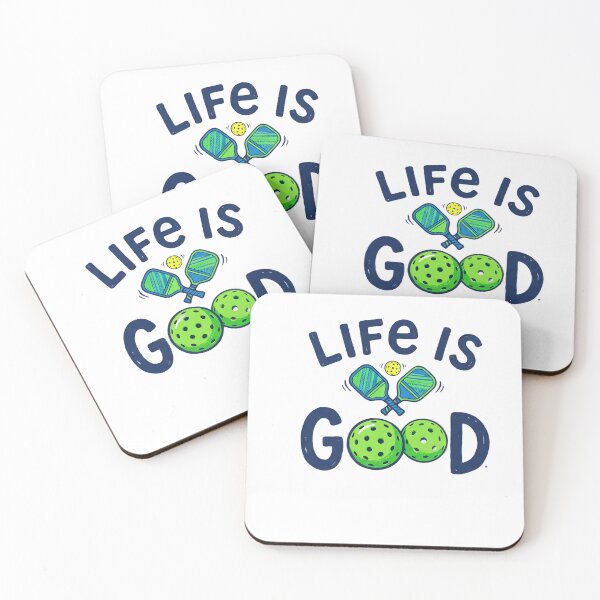Item preview, Life Is Good Pickleball Graphic Design – Fun Sports Art designed and sold by TShak Clothing .