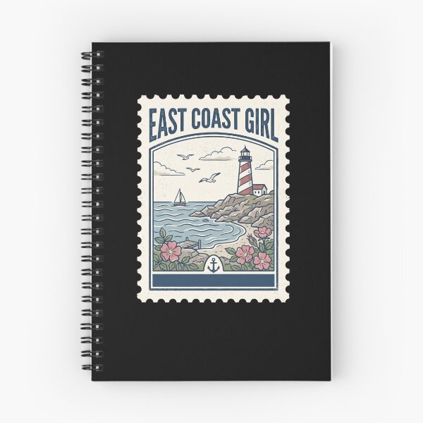 Item preview, East Coast Girl Vintage Lighthouse Ocean View designed and sold by snowry.