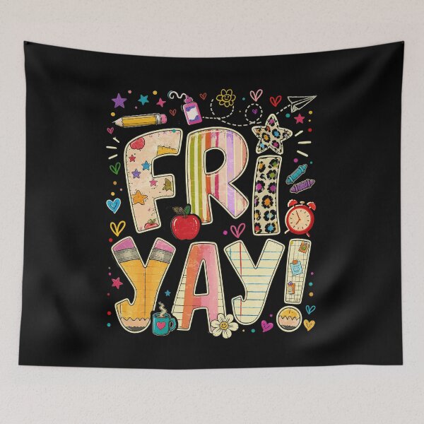 Item preview, Happy Friyay Weekend Weekend Feeling Funny  designed and sold by watanabeee.