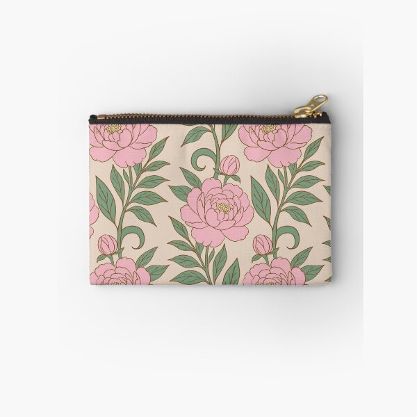 Item preview, Large Scale of Pink Peony Watercolor Seamless Pattern without dots — Vintage Botanical Floral designed and sold by DColourMuse.