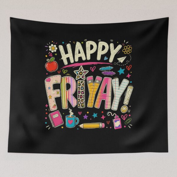 Item preview, Happy Friyay Weekend Weekend Feeling Funny  designed and sold by watanabeee.