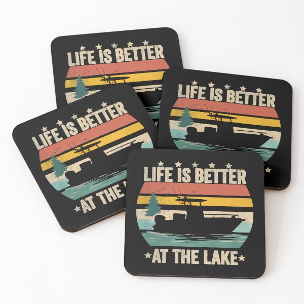 Item preview, Life Is Better At The Lake - Vintage Boat Dad Grandpa Husband Art designed and sold by BendyBeasts.