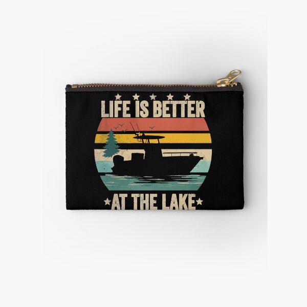 Item preview, Life Is Better At The Lake - Vintage Boat Dad Grandpa Husband Art designed and sold by BendyBeasts.