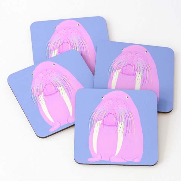 Item preview, Pink  Walrus designed and sold by TamaAnimalArt.