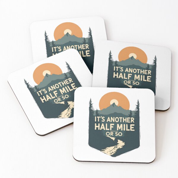 Item preview, Half Mile Vintage Hiking Outdoor Adventure Design designed and sold by ronakris009.