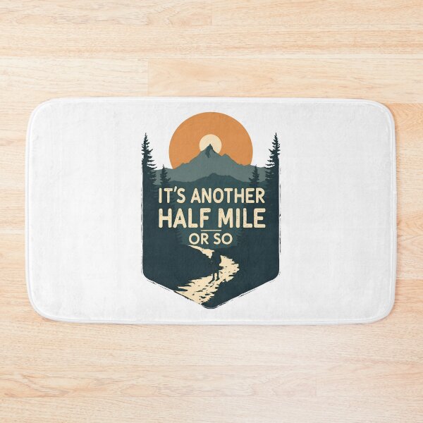 Item preview, Half Mile Vintage Hiking Outdoor Adventure Design designed and sold by ronakris009.