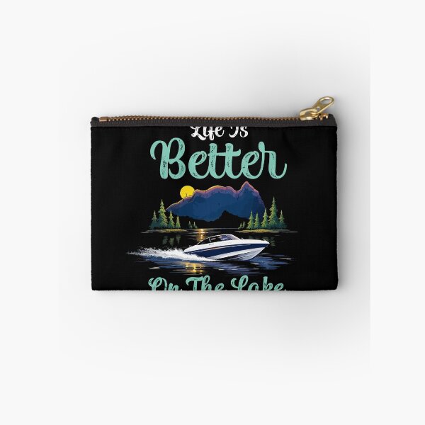 Item preview, Life Is Better At The Lake - Vintage Boat Dad Grandpa Husband Art designed and sold by BendyBeasts.