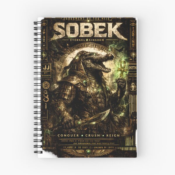 Item preview, Sobek Eternal Kingdom Egyptian Crocodile God Streetwear Design designed and sold by RandomArtsByJo.