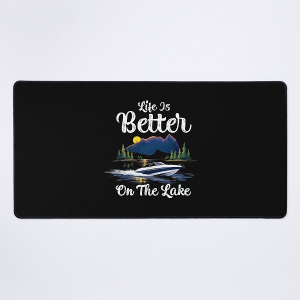 Item preview, Life Is Better At The Lake - Vintage Boat Dad Grandpa Husband Art designed and sold by BendyBeasts.
