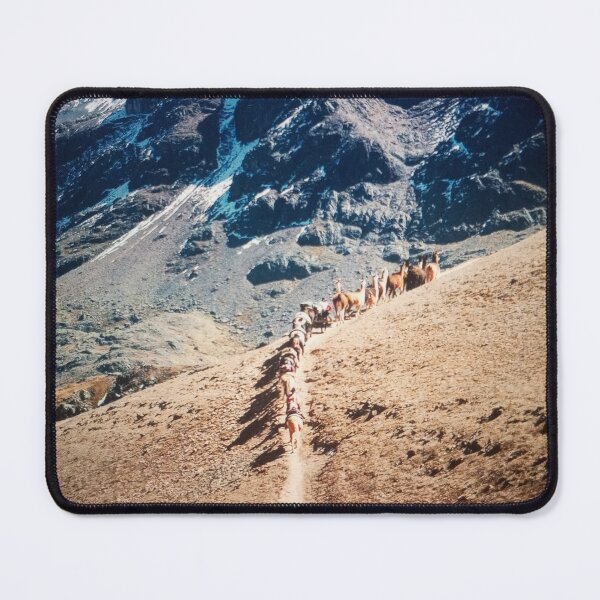 Item preview, Herd of Llamas on Mountain Path designed and sold by sluhruob.