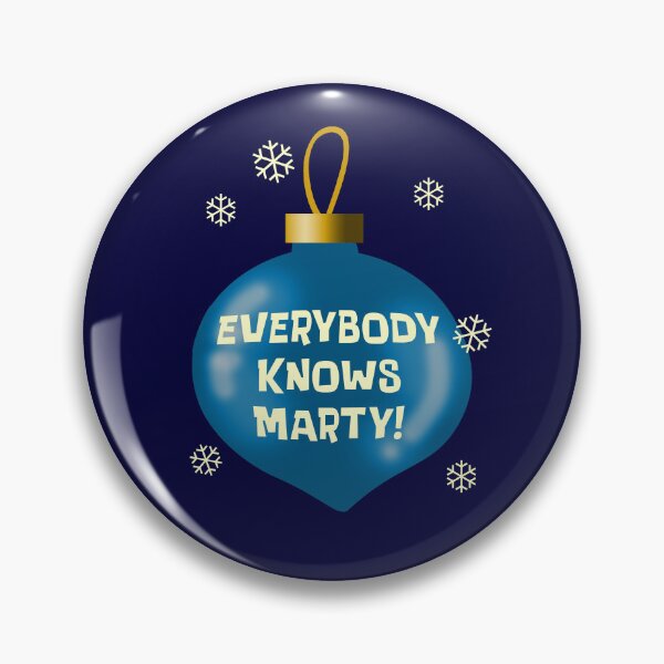 Item preview, Everybody Knows Marty Ornament designed and sold by Normbot2000.