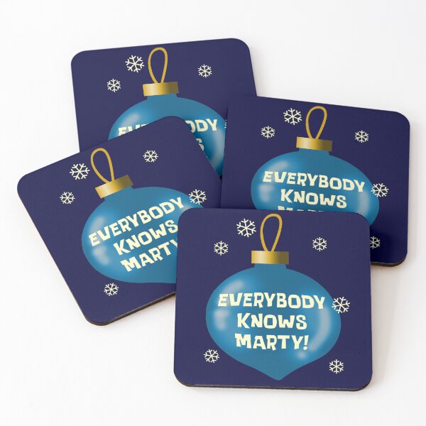 Item preview, Everybody Knows Marty Ornament designed and sold by Normbot2000.