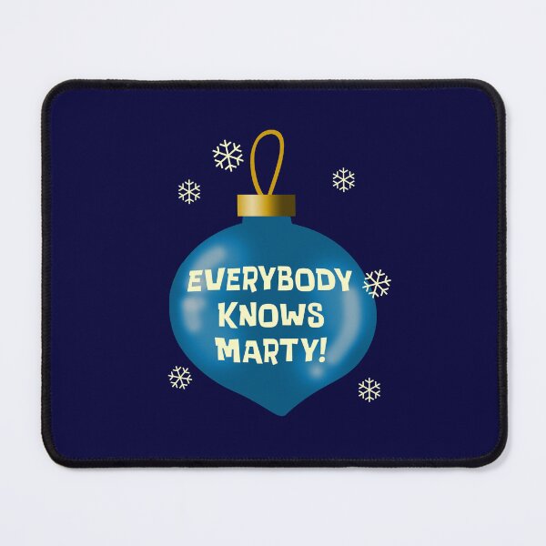 Item preview, Everybody Knows Marty Ornament designed and sold by Normbot2000.