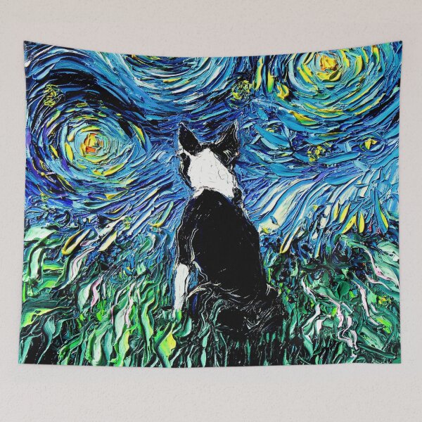 Item preview, Boston Terrier Night  designed and sold by AjaTrier.