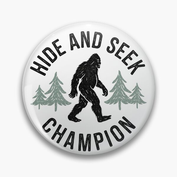 Item preview, Hide & Seek Champion Funny Bigfoot Sasquatch Design designed and sold by ronakris009.