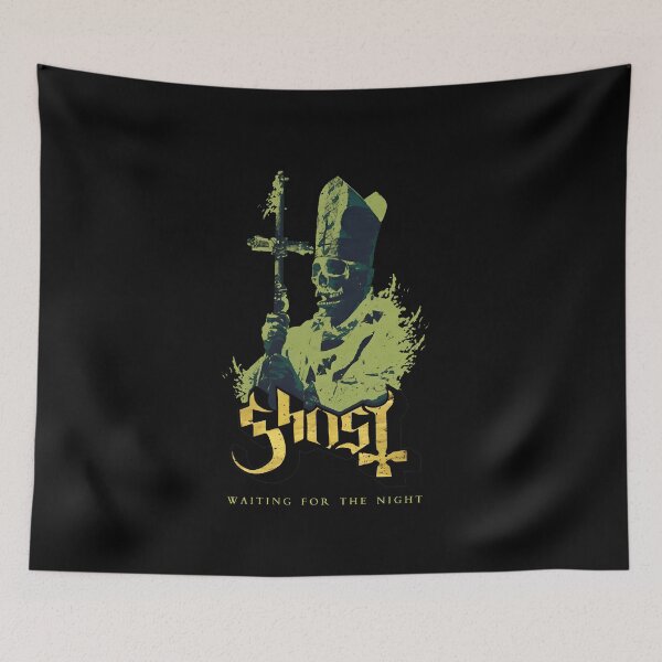 Item preview, Ghostt Band Waiting For The Night Skull designed and sold by NewtonCraig.