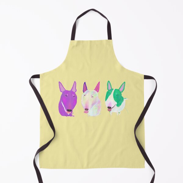 Item preview, Three Bull Terriers designed and sold by TamaAnimalArt.
