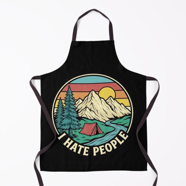 Item preview, I Hate People Funny Introvert Sarcastic Retro Design designed and sold by ronakris009.