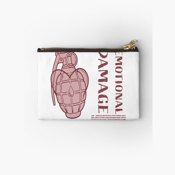 Item preview, "Emotional Damage" Edgy Grenade Graphic - Grunge Streetwear Aesthetic - Sad Alt Art designed and sold by BestChoiceService.