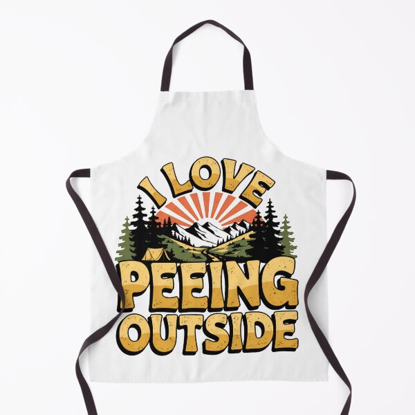 Item preview, I Love Peeing Outside Funny Camping Hiking Nature Design designed and sold by ronakris009.
