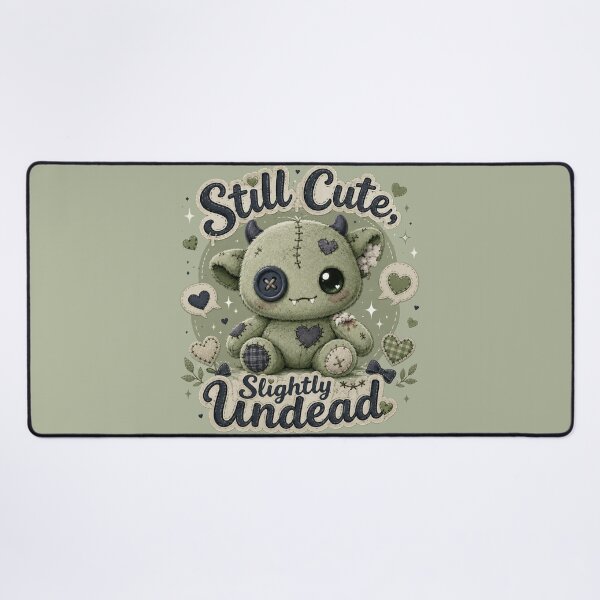Item preview, Still Cute Slightly Undead Stitched Monster designed and sold by House of Rein.