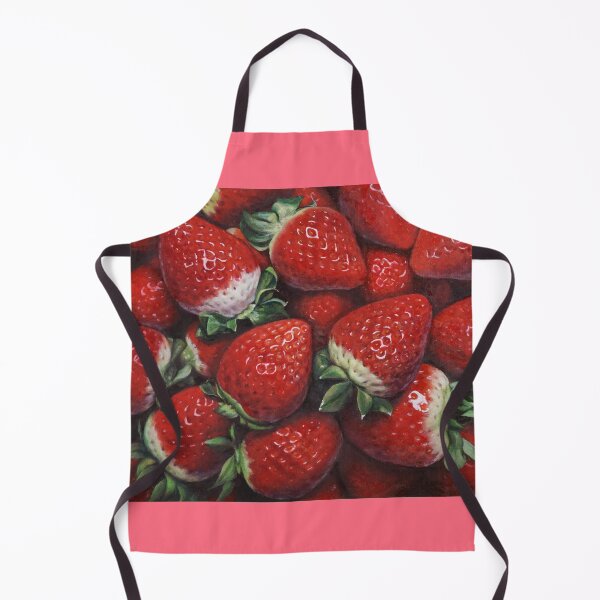 Item preview, Vibrant Red Strawberries Harvest - Realistic Fruit Fine Art designed and sold by HaedamArt.