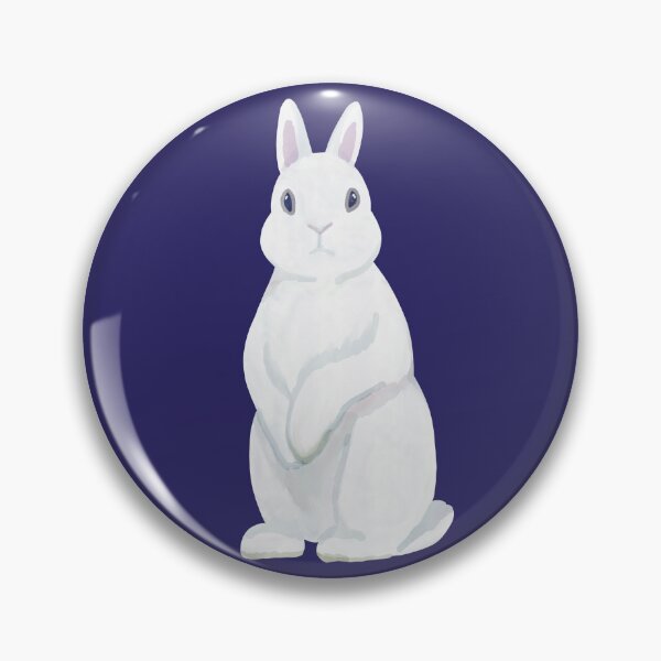 Item preview, Standing Dwarf Hotot Rabbit Watercolor designed and sold by tayaan.