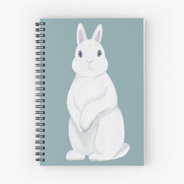 Item preview, Standing Dwarf Hotot Rabbit Watercolor designed and sold by tayaan.