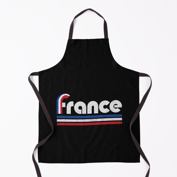 Aperçu de l'œuvre Drapeau rétro vintage des supporters de France créée et vendue par PerfectMatch.