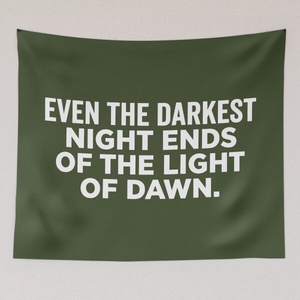 Item preview, Even the darkest night ends of the light of dawn_V1 designed and sold by ART-OF-ORION.