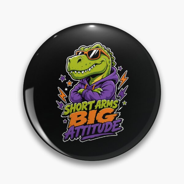 Item preview, Short Arms Big Attitude Funny T-Rex Streetwear Design designed and sold by Tong4130.