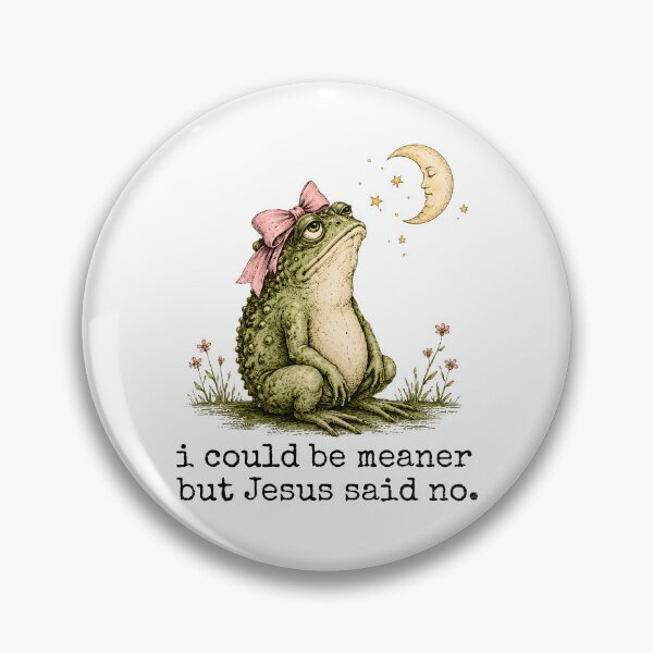Item preview, I Could Be Meaner But Jesus Said No designed and sold by moonboiuwu.
