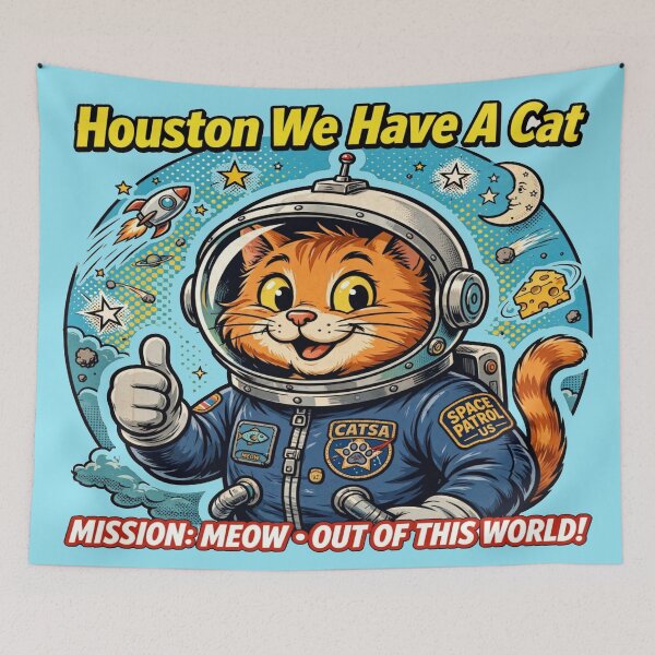 Item preview, Houston We Have A Cat designed and sold by HAYA6395.