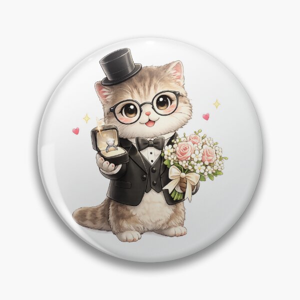 Item preview, Cat Couple Matching Wedding Funny men designed and sold by QuiteOrbit.